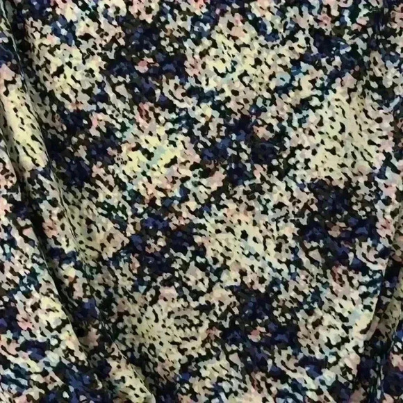 Beautiful Jessica Simpson Purple, Blue, Gray & White Pattern Cold Shoulder Dress - Picture 2 of 6